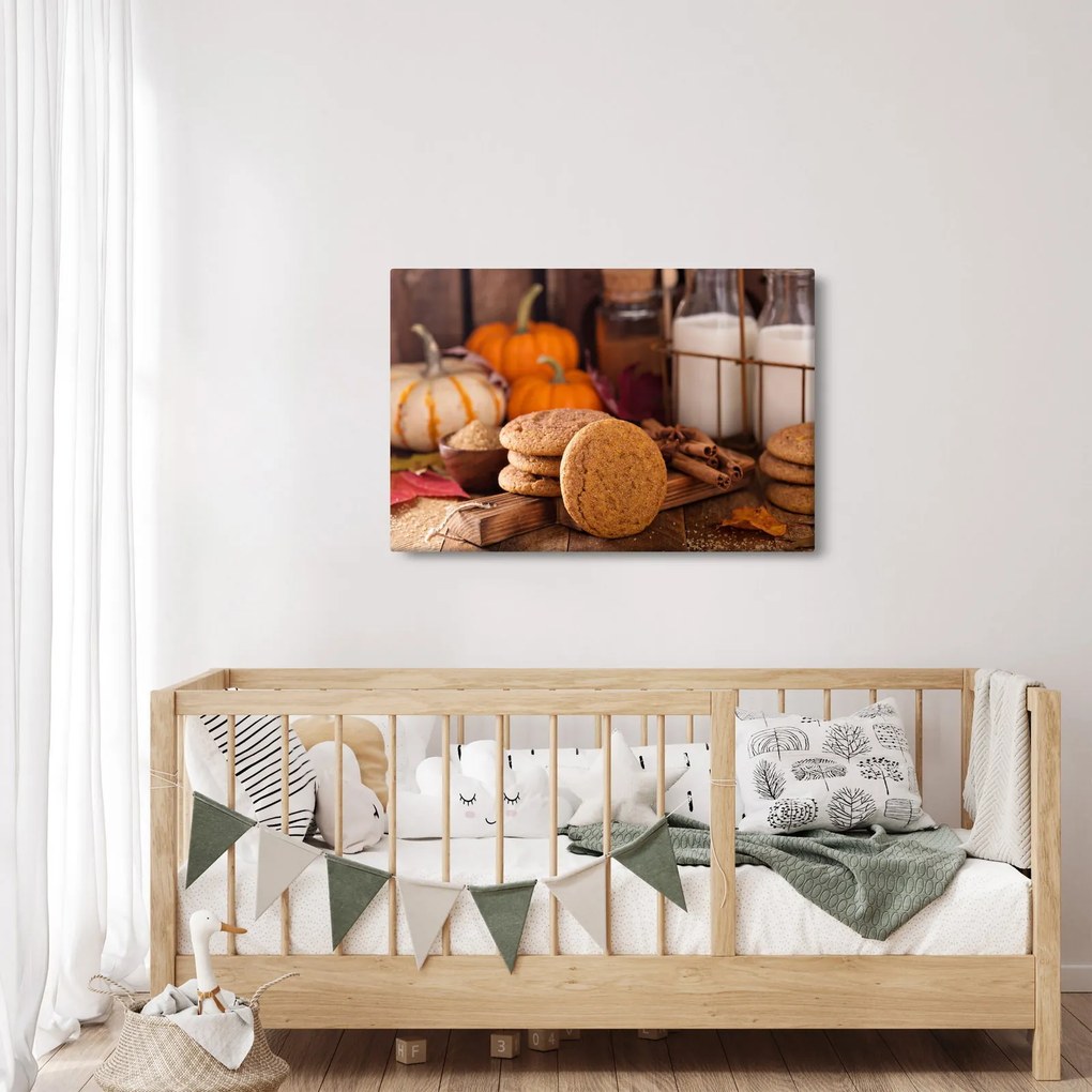 Kép - Őszi kekszek (90x60 cm)