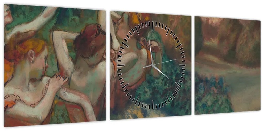 Kép - Edgar Degas, Four Dancers, reprodukciók (órával) (90x30 cm)