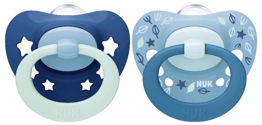 Baba cumi NUK Signature 6-18h 2 db fiú, vel. 6-18 m