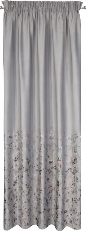 Függöny 140x270 Mariela ezüst szalagos kész