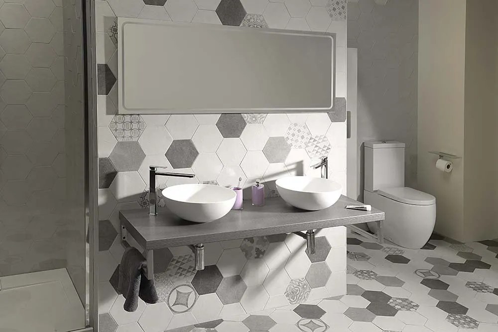Sapho, GEMINI LED háttérvilágítású tükör 900x500mm, GM090