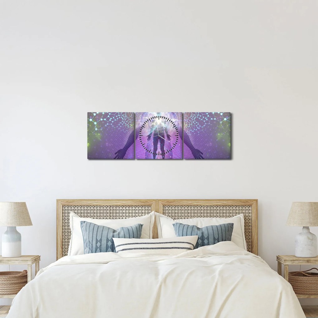 Kép - Újjászületés (órával) (90x30 cm)
