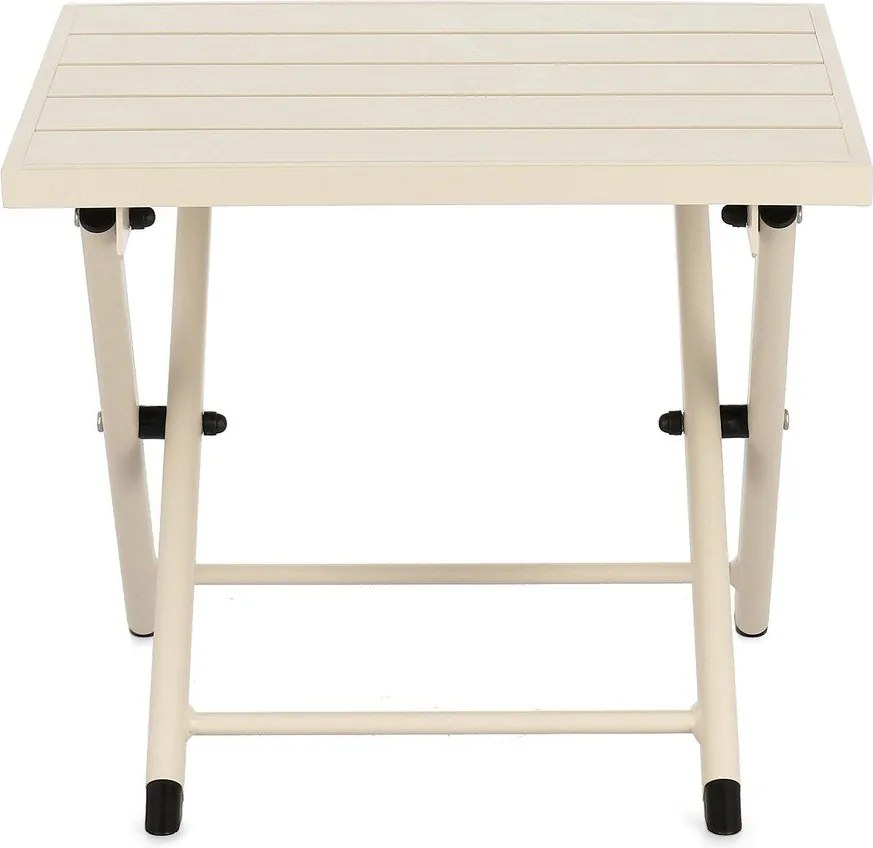 Alumínium kerti dohányzóasztal 43x44 cm Taylor – Bizzotto