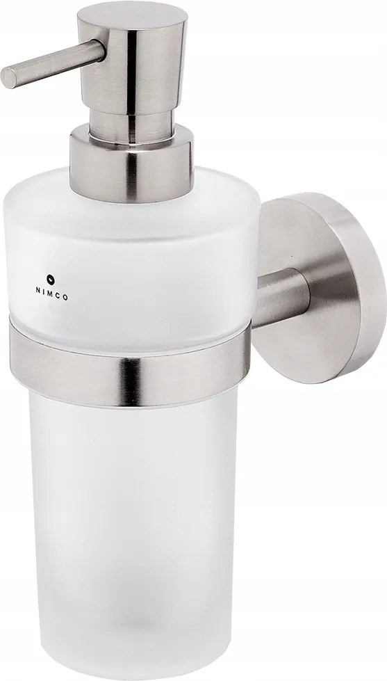 Nimco Unix rozsdamentes acél fali szappanadagoló, üveg, rozsdamentes acél fém Unm 13031W-T-10_