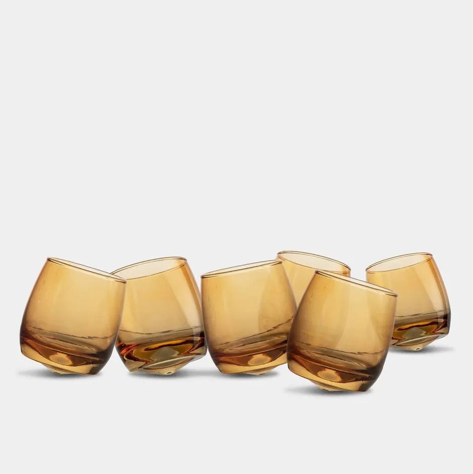 Whiskys pohár szett 6 db-os 200 ml Rocking Whiskey – Sagaform