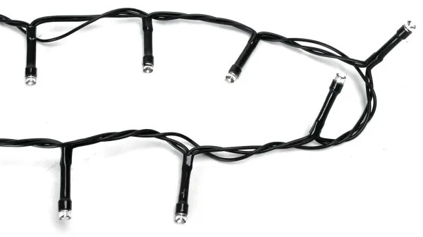 Aigostar - LED kültéri karácsonyi fényfüzér 400 LED, 8 üzemmód, 4×AA, 20,3 m, meleg fehér