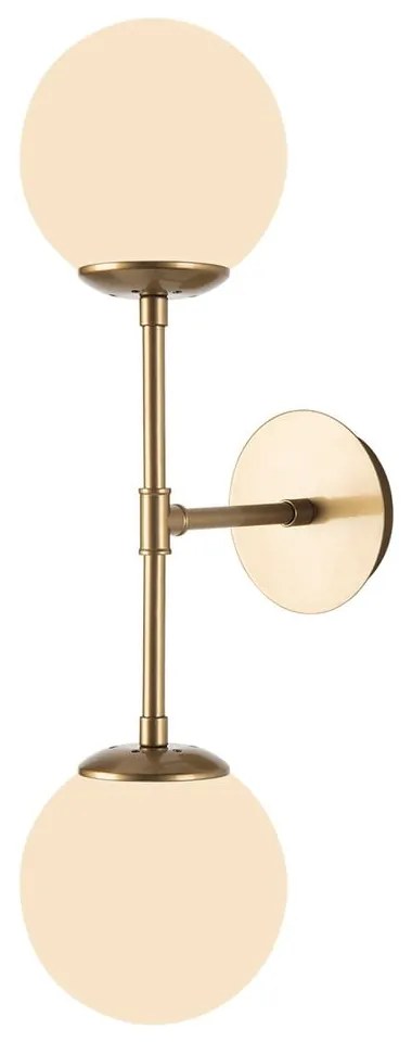 Kruva aranyszínű fali lámpa, hosszúság 58 cm - Squid Lighting