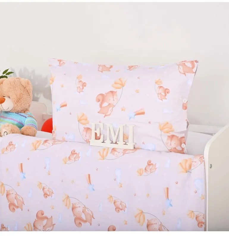 EMI Mókus gyermek ágyneműhuzat, Gyerekgarnitúra 90x130 + 45x65