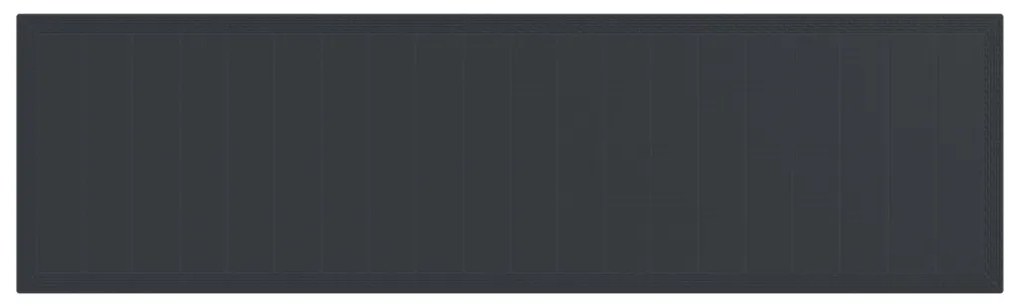 Kertasztal Antracit 350x100x73 cm Poli Rattan