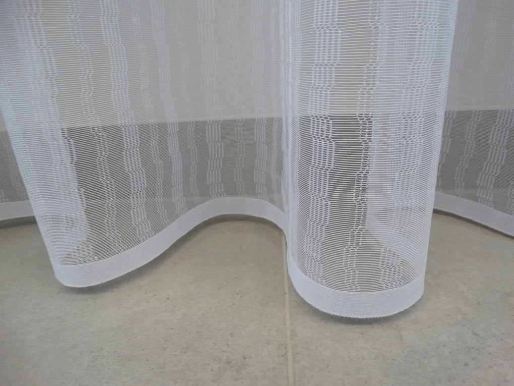 Mg Jacquard háló Fehér 35637 200x300cm készre varrva M