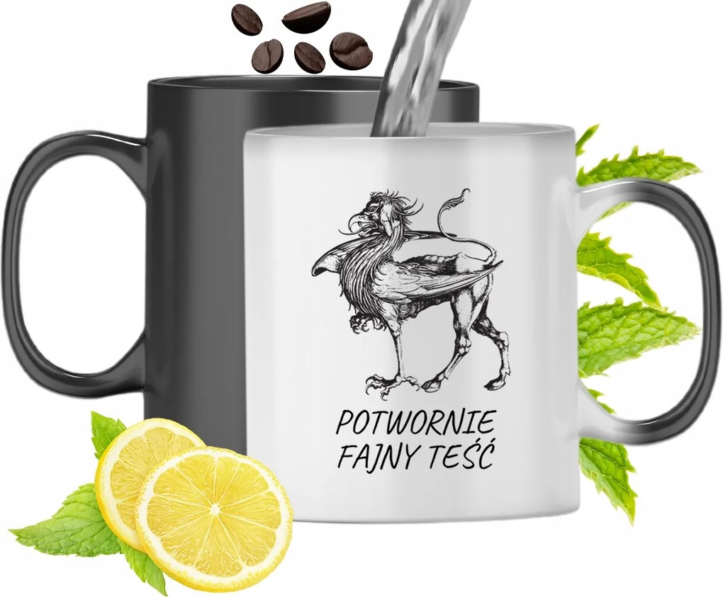 Mágikus Bögre Apósnak Színváltós, fényképes nyomattal