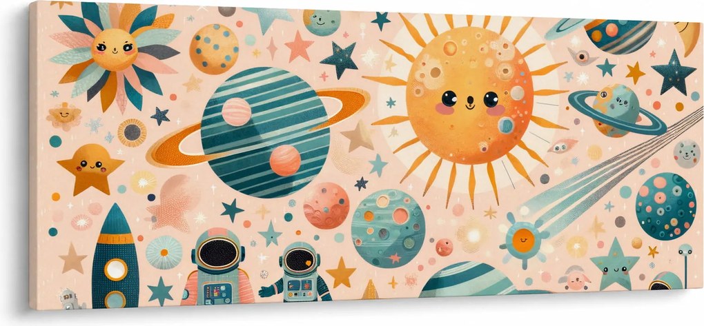 Kép - Darabok az űrből (120x50 cm)