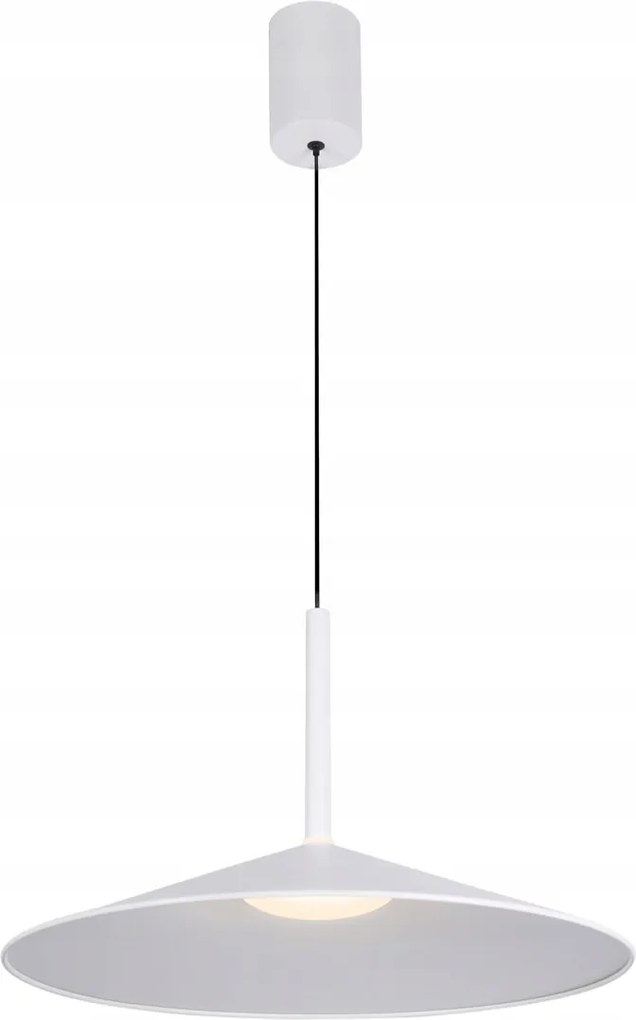 Mennyezeti függőlámpa fehér szimpla Led csillár nappaliba Sardena L