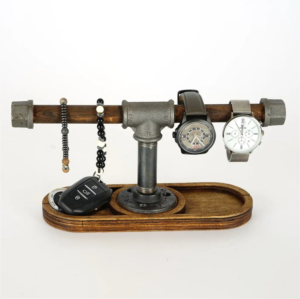 Fa ékszertartó, 30×15 cm