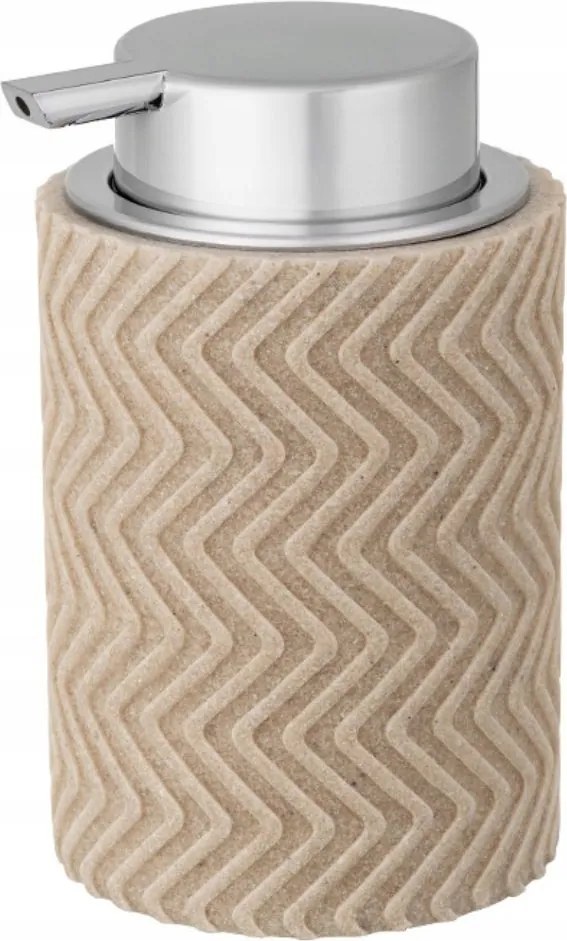 Folyékony szappan adagoló bézs műanyag 8,5x13,8cm 1000ml 1db