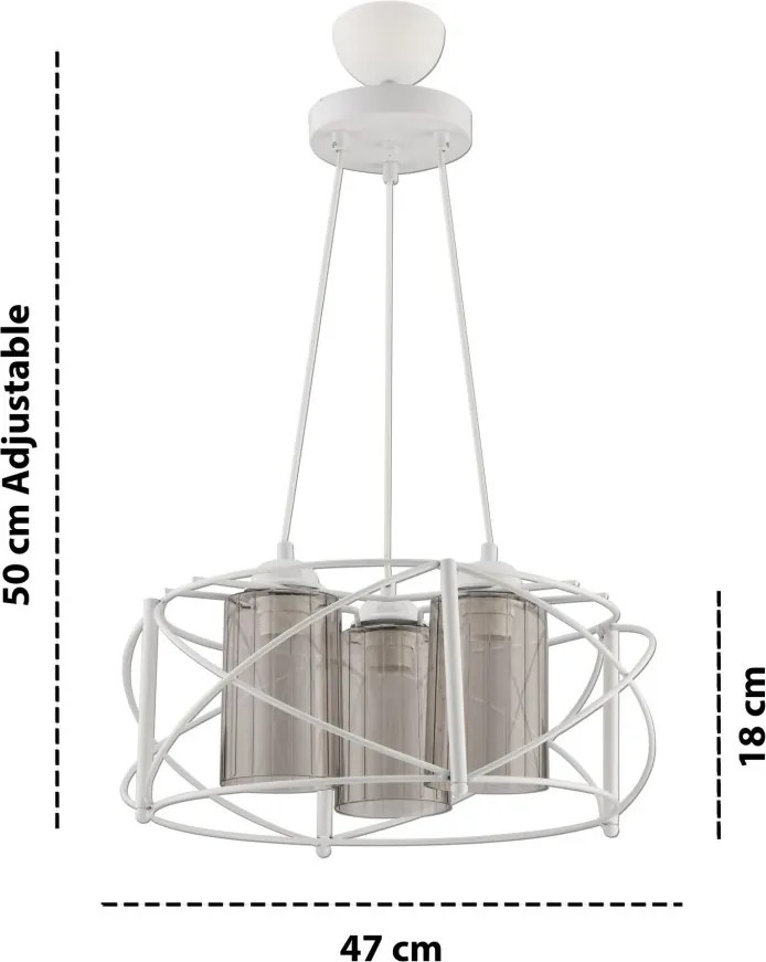 Dratkruh Glass - White, Grey