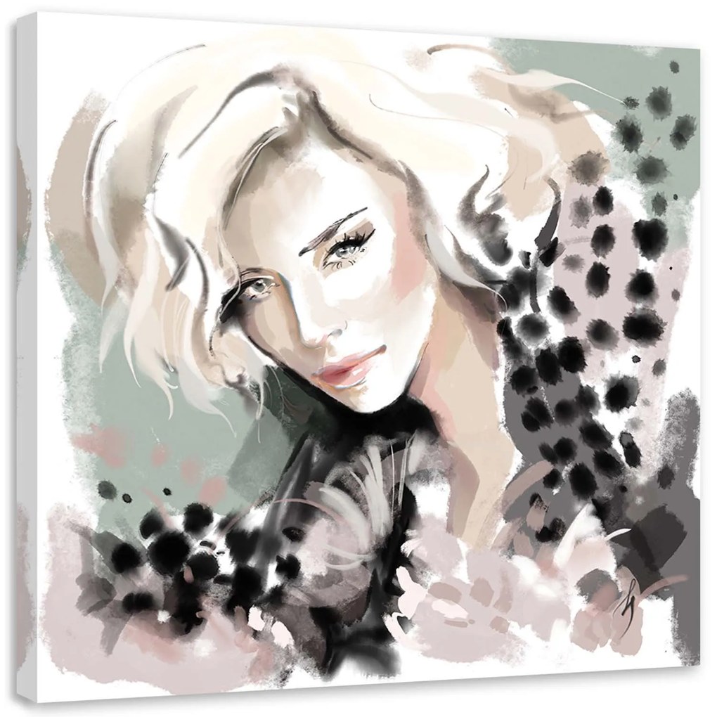 Gario Vászonkép no szoke arc szorme divat - Irina Sadykova Méret: 60 x 60 cm