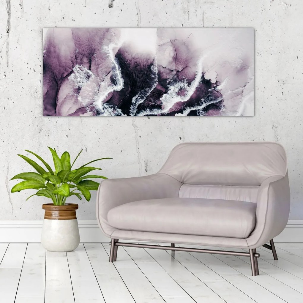 Kép - Lila márvány N⁰2 (120x50 cm)