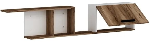 Fali polc NEWRA 35x150 cm barna