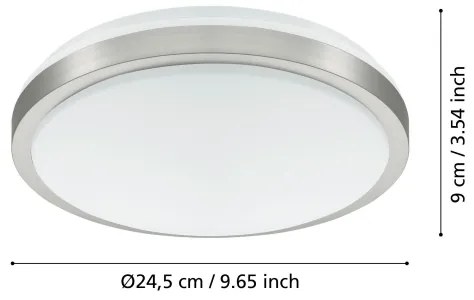 Eglo 96032 - LED Mennyezeti lámpa COMPETA 1 LED/18W/230V