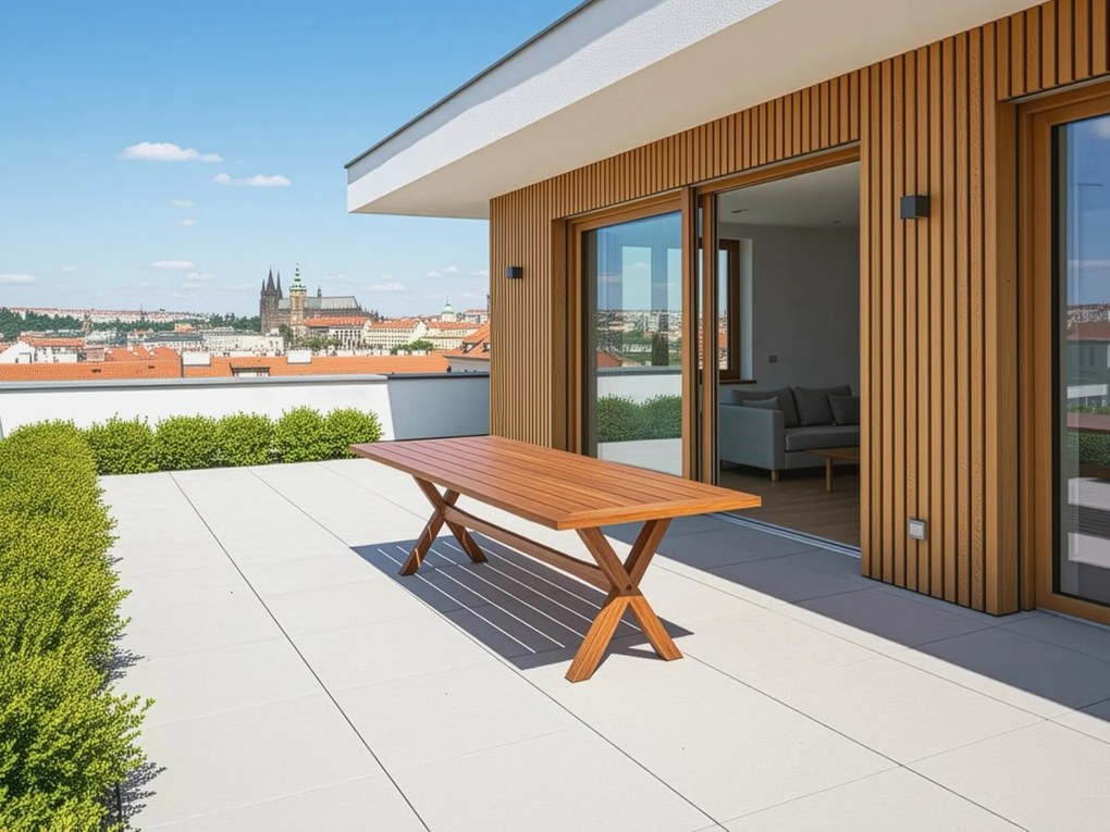 Norwick Teak kerti asztal 250 cm