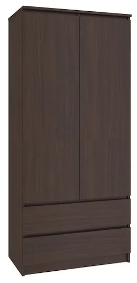 ARIVA S90 szekrény, 90x180x51, fehér/capuccino magasfényű