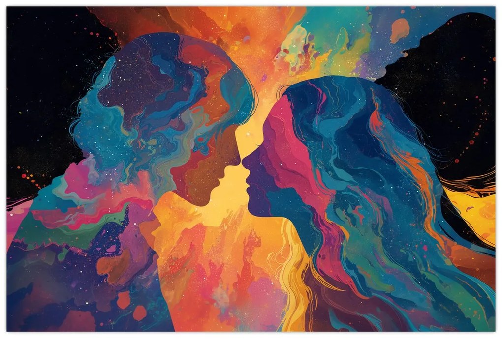 Kép - Kozmikus szerelem (90x60 cm)