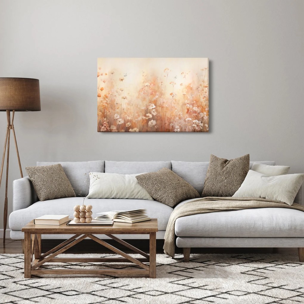 Kép - Vadvirágok mintája (90x60 cm)