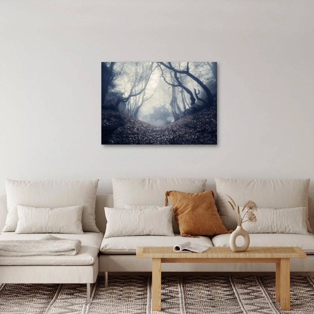 Kép - Erdő a ködben (70x50 cm)
