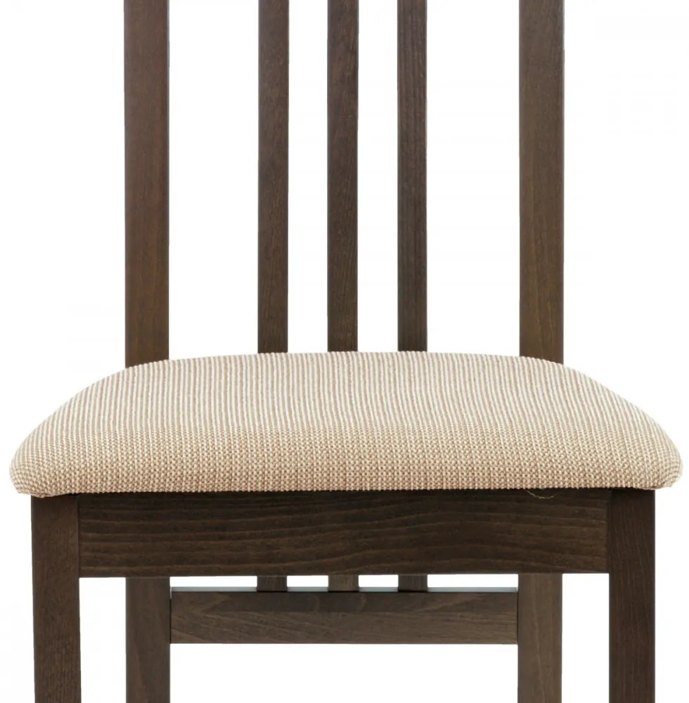 Scaun din lemn masiv de culoare nuc Bc-2482