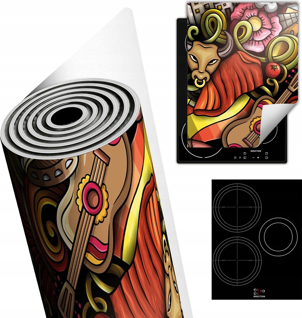 Tűzhelyvédő Szőnyeg Asztali Dekoráció 40x52 színes Spanyolország