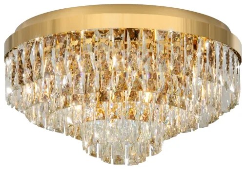 Eglo 39458 - Mennyezeti lámpa VALPARAISO 11xE14/40W/230V arany