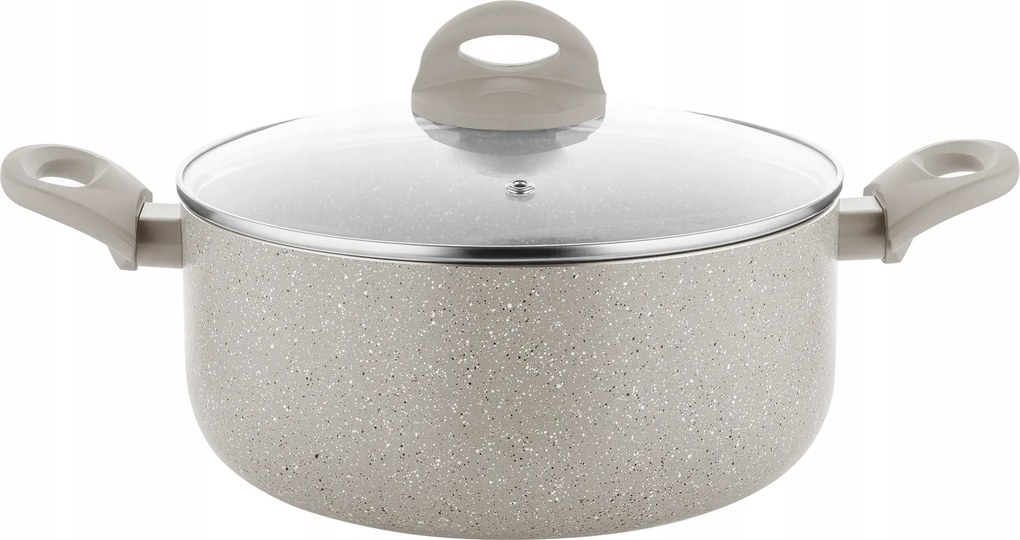 Hagyományos Edény SoftTouch fogantyúkkal Alumínium Sandy 24cm 4,1L Homokszínű