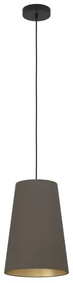 Eglo 390195 - Csillár zsinóron PETROSA 1xE27/40W/230V barna