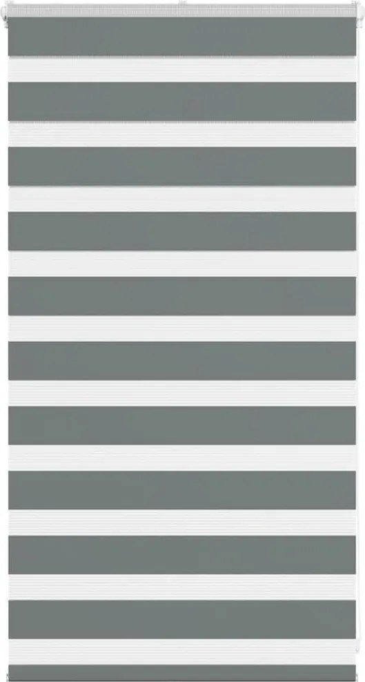 vidaXL zebrafüggönnyel sötét szürke szövetszélesség 80,9 cm poliészter