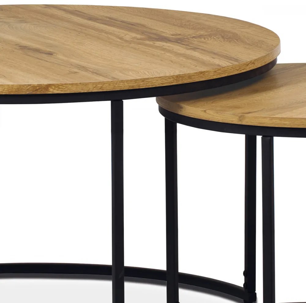 Set de mese moderne pentru fumat în culoarea stejarului sălbatic AF-3002