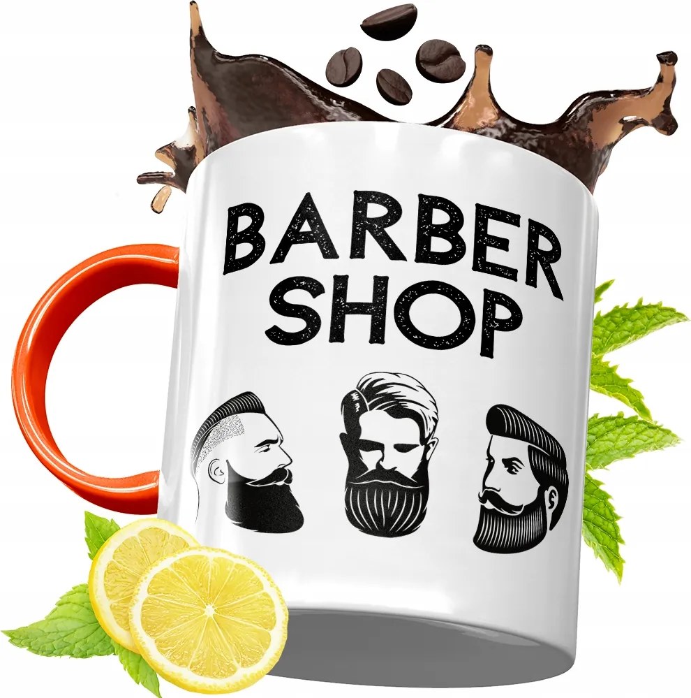 Narancssárga Bögre Fodrásznak Fodrász Ajándék fényképes nyomtatással