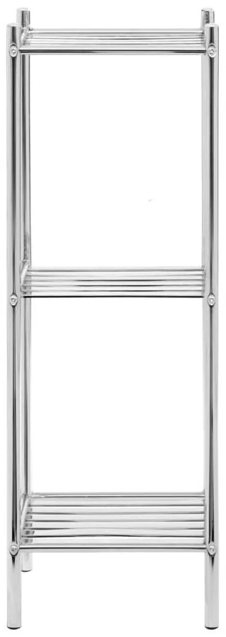 Ezüstszínű fürdőszobai polcos állvány 33x78 cm – Premier Housewares