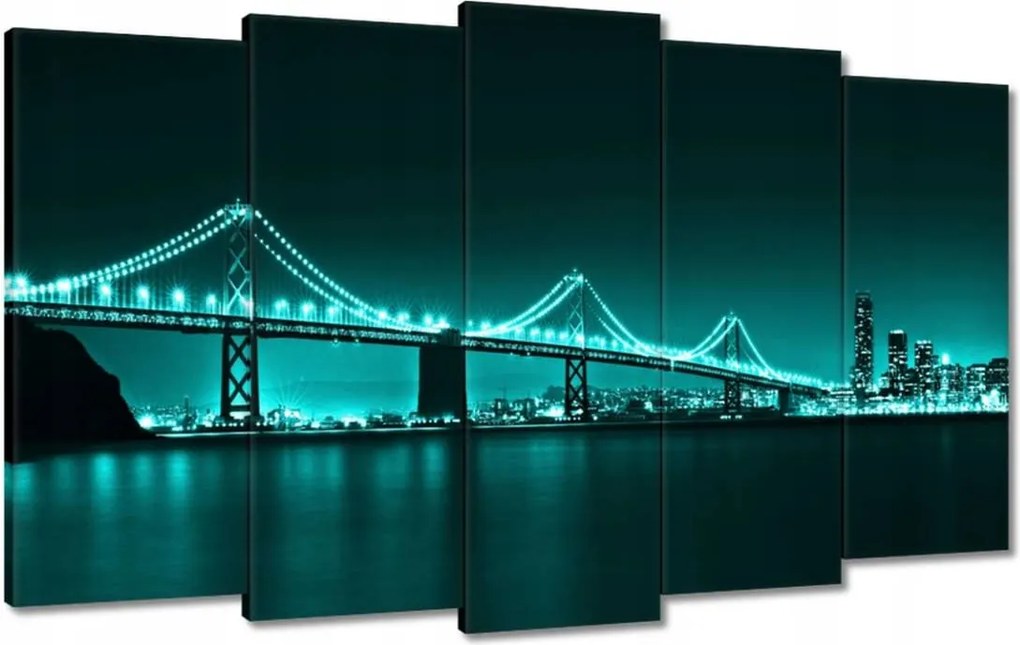 Képek 100x60 Türkiz kilátás híd