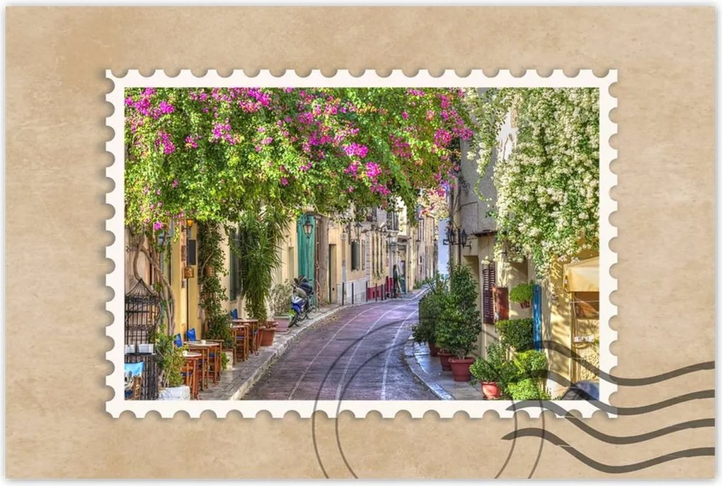 Poszterek 120x80 Görög utca Plaka