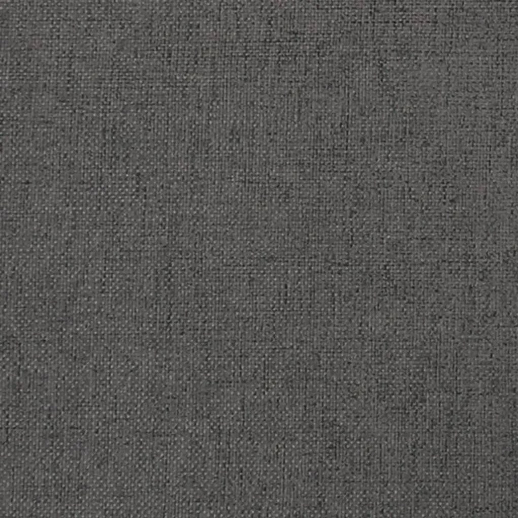 sötétszürke szövet lábzsámoly 45 x 29,5 x 35 cm