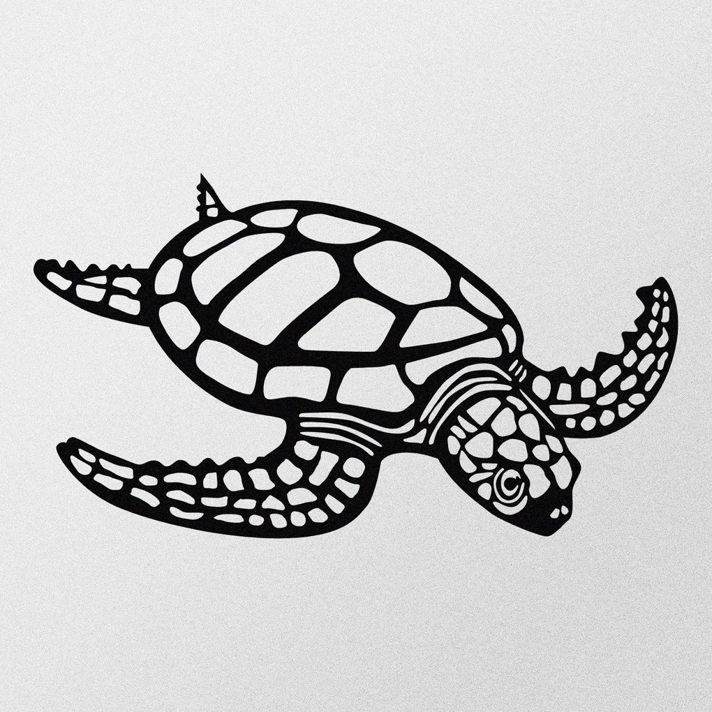 Fém fali dekoráció, Caretta Caretta