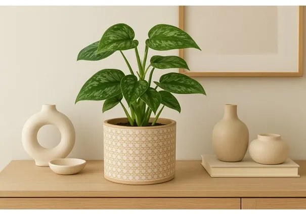 Landon virágtartó, 14 x 13 cm, beton