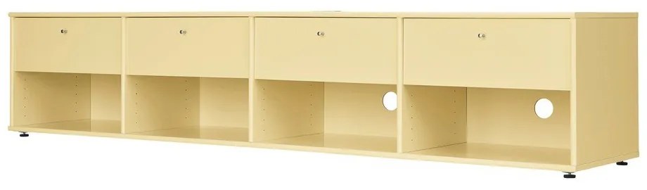 Világossárga TV-állvány 214x45 cm Mistral – Hammel Furniture