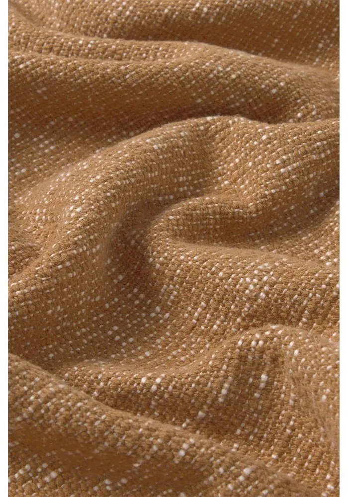 Okkersárga pamut takaró 130x180 cm Handloom – Lorena Canals