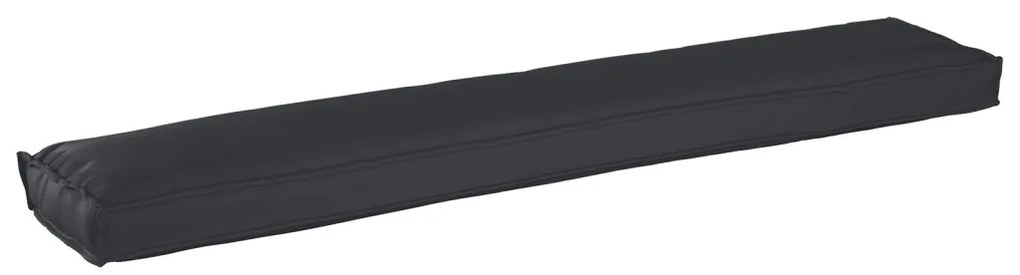 Pallet párnák a padhoz 2 db Fekete 200x40x8 cm Oxford szövet