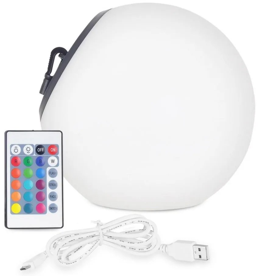 Top Light BALL RGB RC - LED RGB Dimmelhető napelemes lámpa LED/1,2W/3,7V IP44
