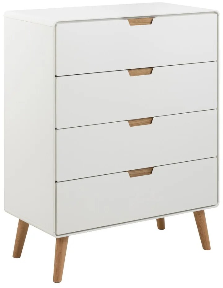 Fehér komód 80x100x40 cm Lowell – Actona