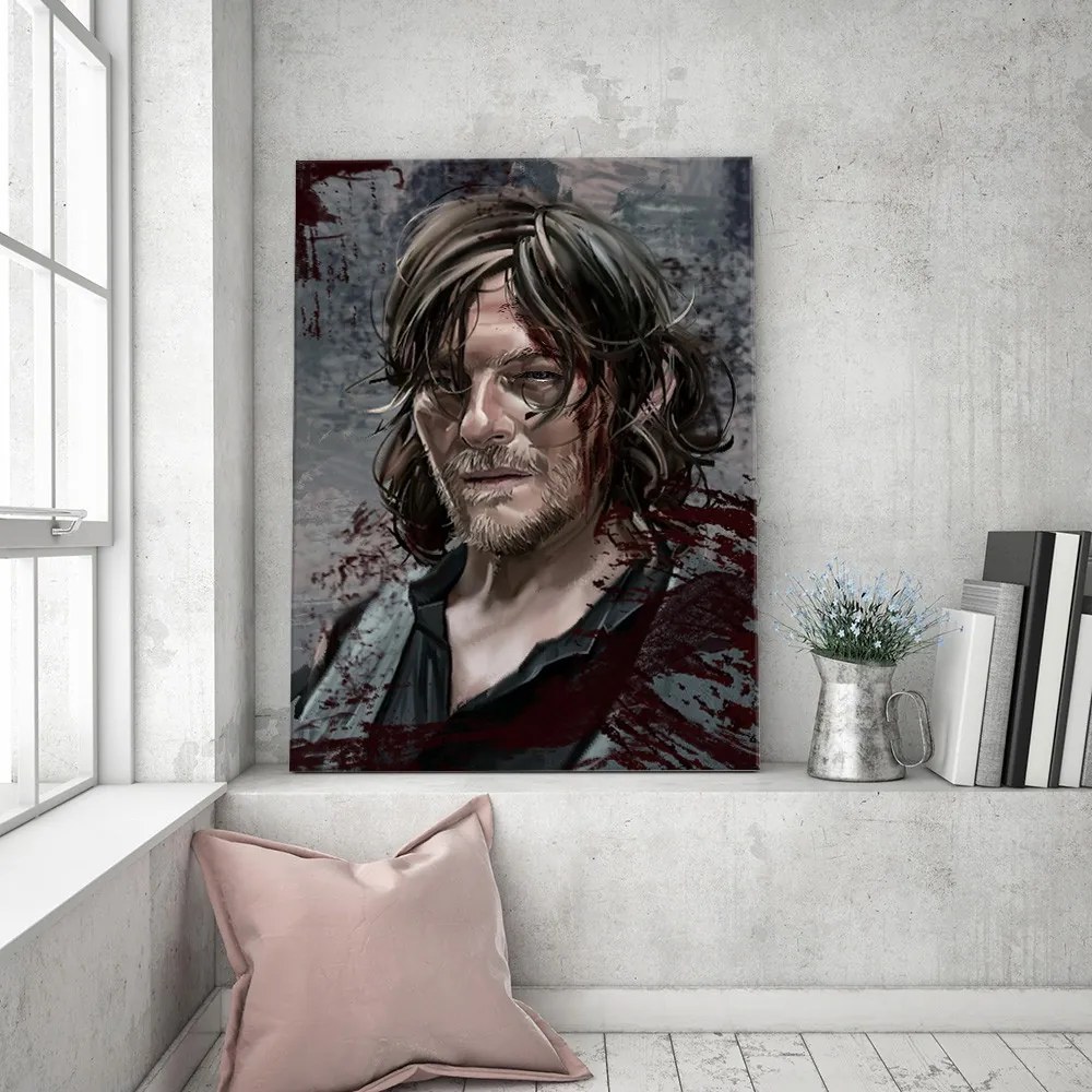 Gario Vászonkép The Walking dead, Daryl Dixon portréja - Dmitry Belov Méret: 70 x 100 cm