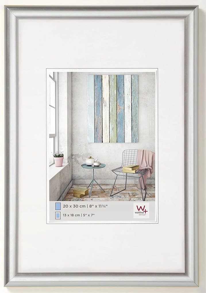 walther design képkeret ezüst 40 x 60 cm műanyag